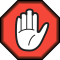 Stop hand icon.svg