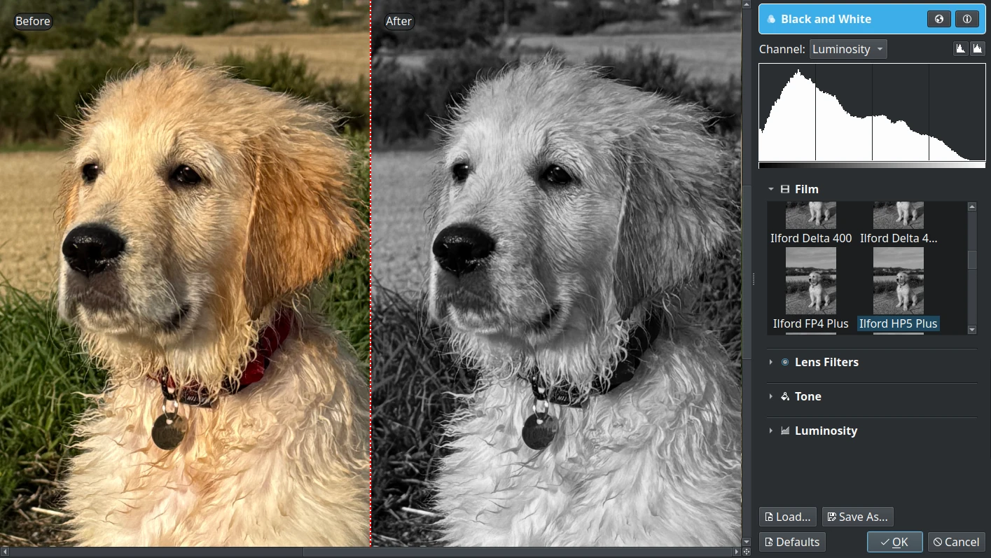 Black and White Plugin