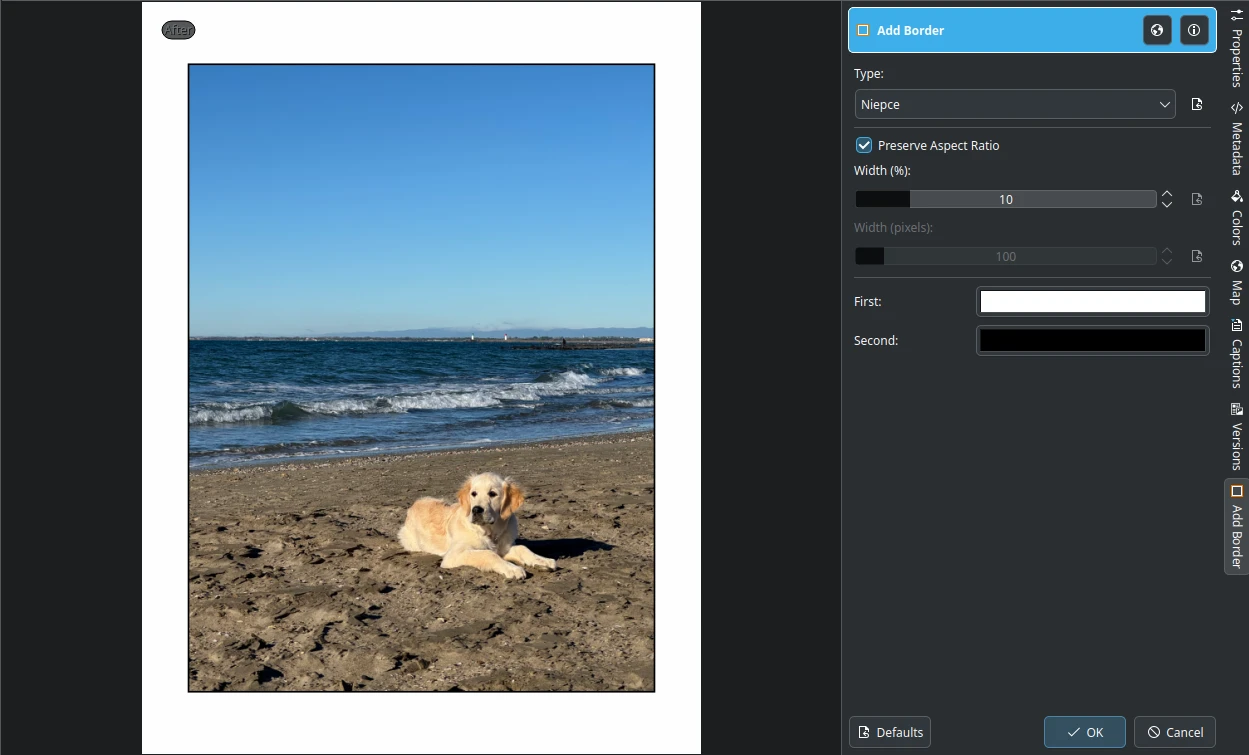 Add Border Plugin