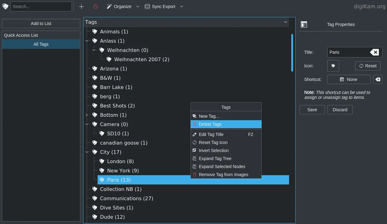 Tags Manager